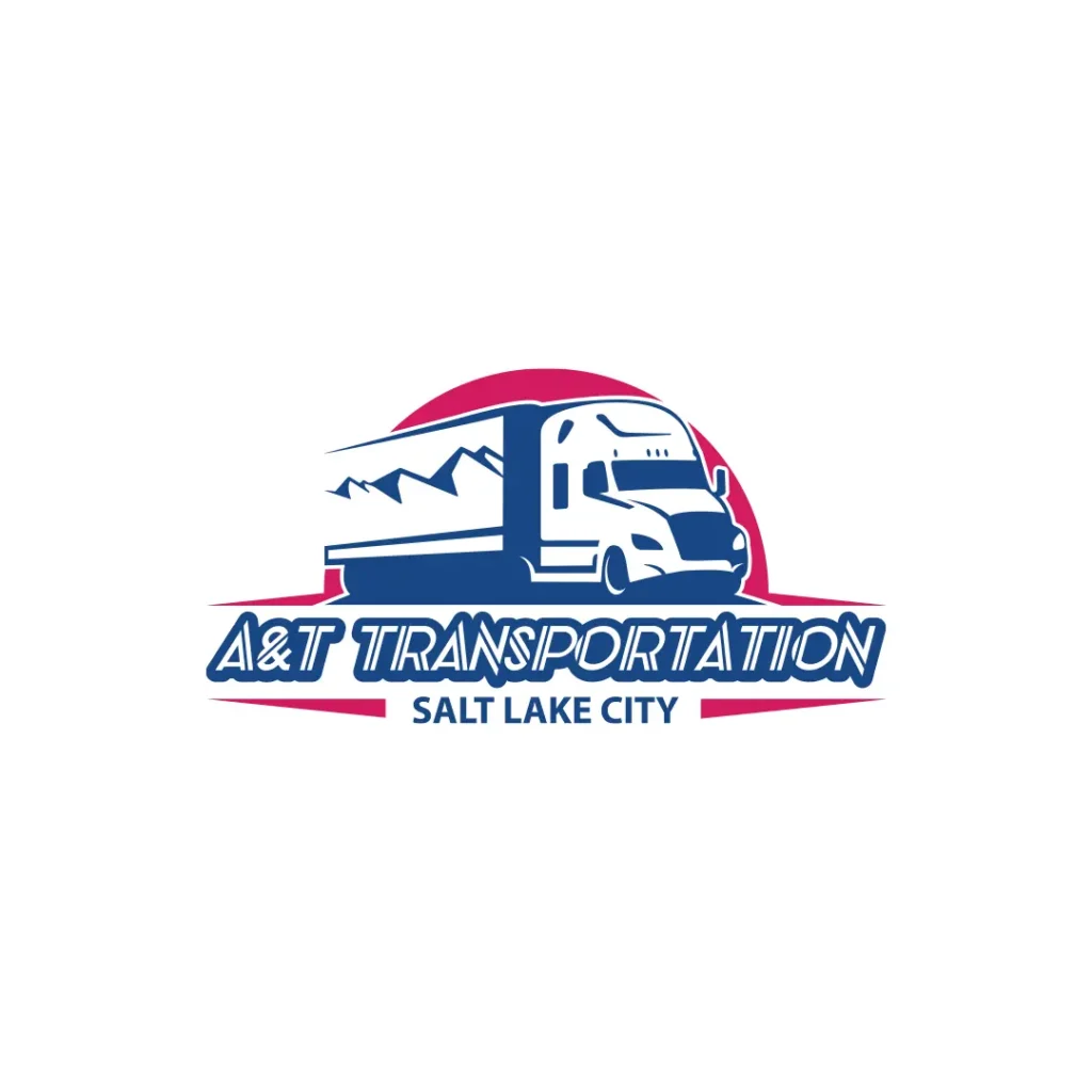 A and T transportation salt lake city Logo Design