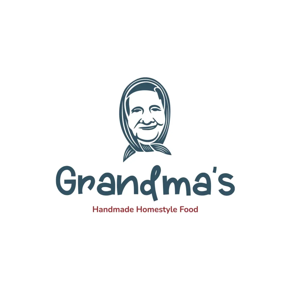 Grandmas handmade homestyle food logo design