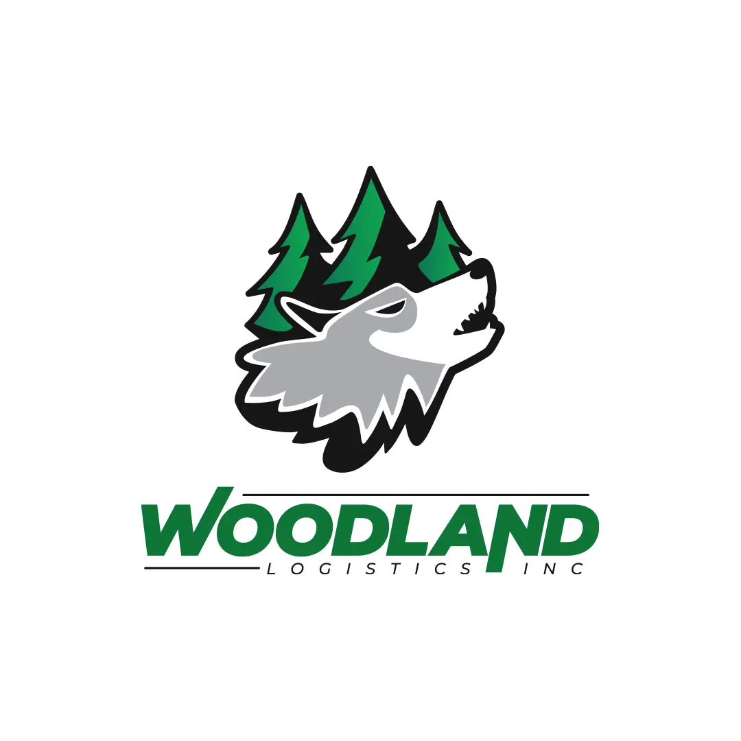 Logo design for Woodland Logistics inc