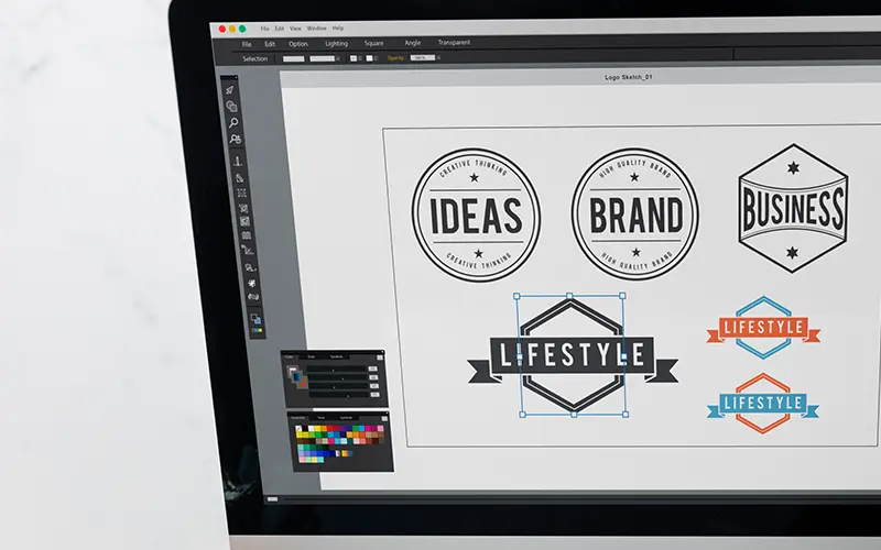 Logo design process