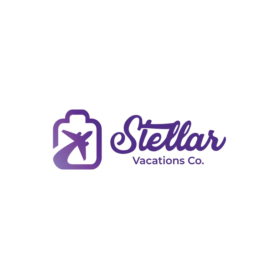 Stellar vacations co logo design