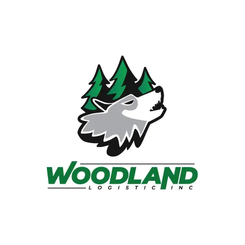 Woodland Logistics Logo design