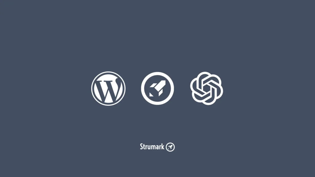 Strumark WordPress web design with ai experience